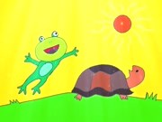 chú ếch xanh và bạn rùa nhỏ